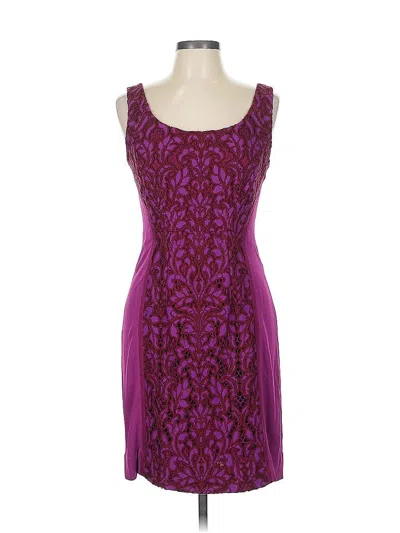 Pre-owned Diane Von Furstenberg Cocktail Dress In Purple