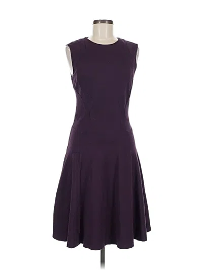Pre-owned Diane Von Furstenberg Cocktail Dress In Purple