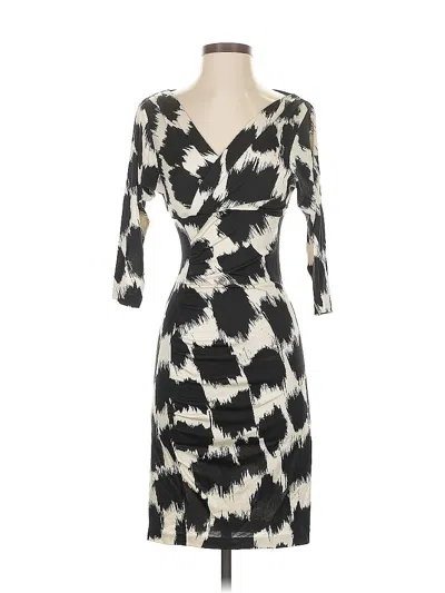 Pre-owned Diane Von Furstenberg Cocktail Dress In White