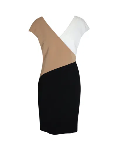 Diane Von Furstenberg Color-block Dress In Multicolor Triacetate