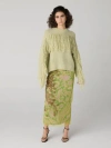Diane Von Furstenberg X Henry Zankov Cornelia Fringed Shimmer-knit Sweater In Animal Print