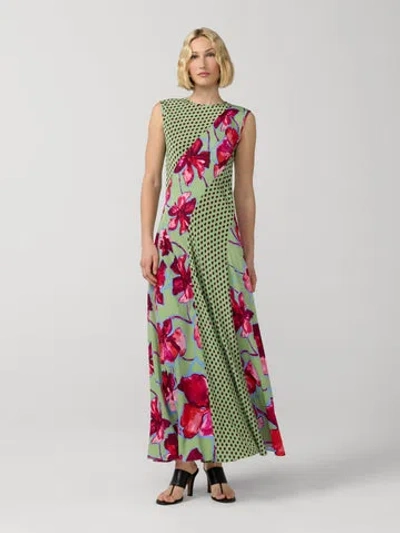 Diane Von Furstenberg Cory Dress In Green
