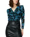 Diane Von Furstenberg Costanza Mesh Bodysuit In Black