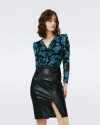 Diane Von Furstenberg Costanza Mesh Bodysuit