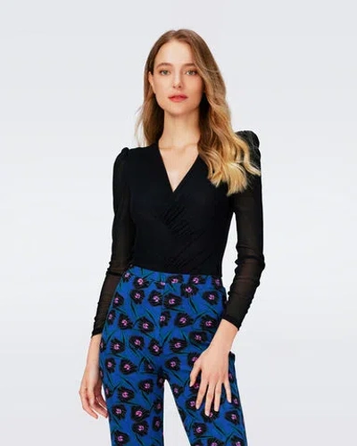 Diane Von Furstenberg Costanza Mesh Bodysuit