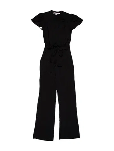 Pre-owned Diane Von Furstenberg Cowl Neck Jumpsuit In Blue