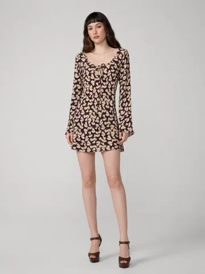 Diane Von Furstenberg Daisy Dress In Fan Dance Soil
