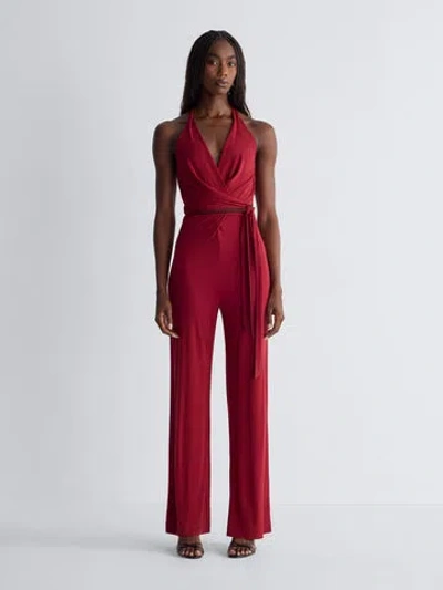Diane Von Furstenberg Daphne Jumpsuit In Red
