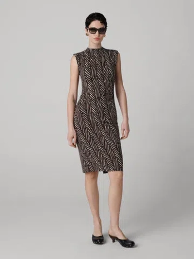 Diane Von Furstenberg Darrius Dress In Brown