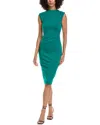 Diane Von Furstenberg Darrius Midi Dress In Green