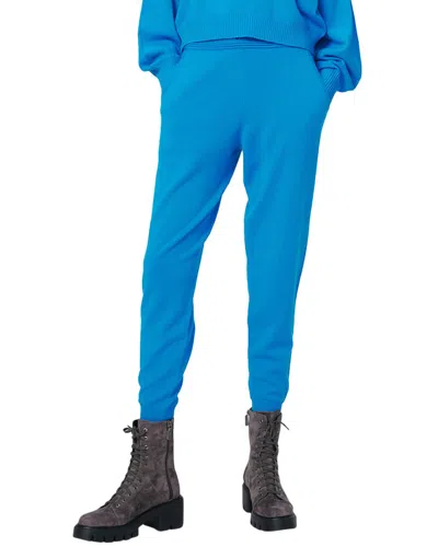 Diane Von Furstenberg Delano Wool & Cashmere-blend Pant In Blue