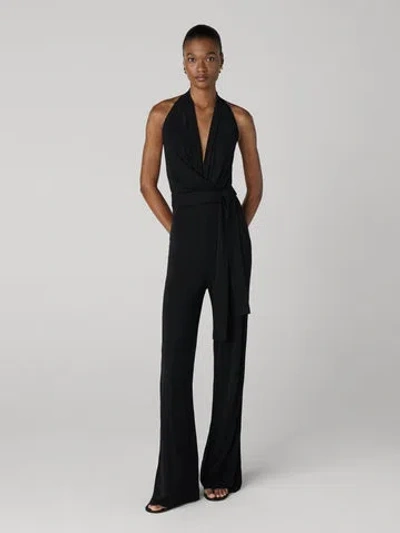 Diane Von Furstenberg Delia Jumpsuit In Black