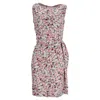 Diane Von Furstenberg Della Floral-print Mini Dress In Multicolor Cotton In Multi