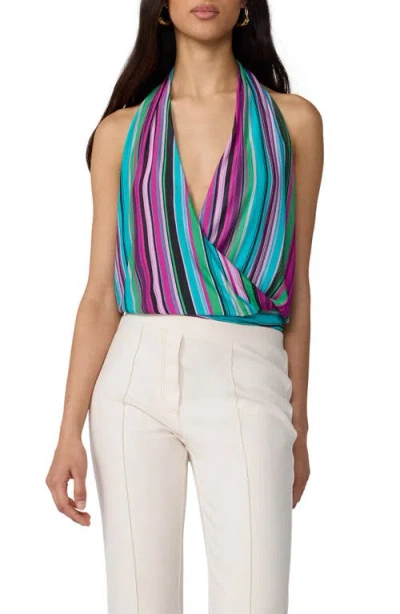 Diane Von Furstenberg Demi Halter Top In Multi