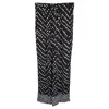 Diane Von Furstenberg Denise Printed Wide-leg Pants In Black Viscose In Black