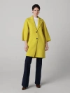Diane Von Furstenberg Diane Coat In Yellow