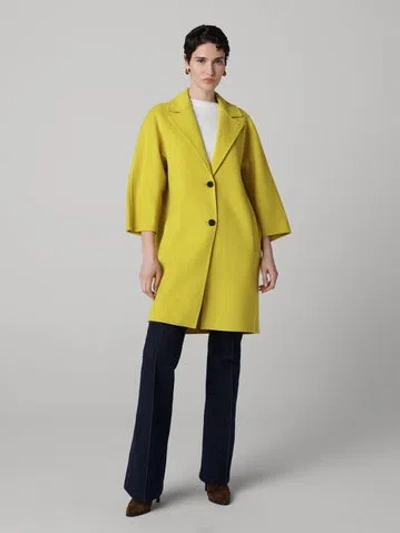 Diane Von Furstenberg Diane Coat In Yellow