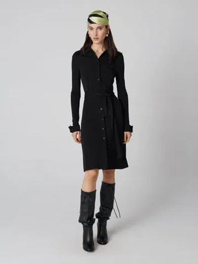 Diane Von Furstenberg Diane Shirt Dress In Black