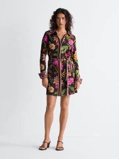 Diane Von Furstenberg Diane Shirt Dress In Multi