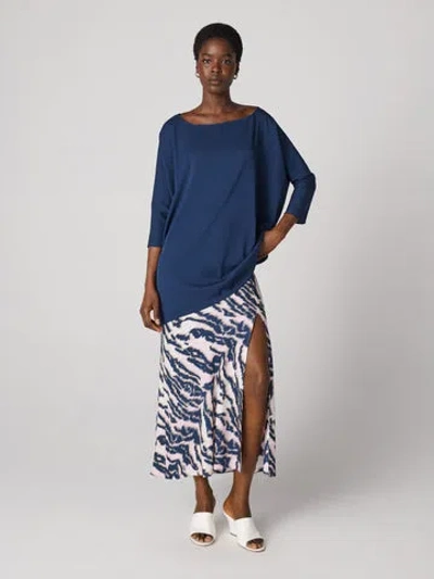Diane Von Furstenberg Diane Top In Classic Navy