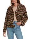 Diane Von Furstenberg Dixon Wool-blend Coat In Brown