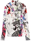 Diane Von Furstenberg Doha Wool-blend Top In 中性色