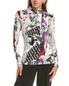 Diane Von Furstenberg Doha Wool-blend Top In White