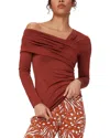 Diane Von Furstenberg Dolores Ruched One-shoulder Top