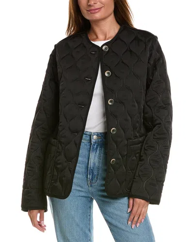 Diane Von Furstenberg Domino Reversible Coat In White