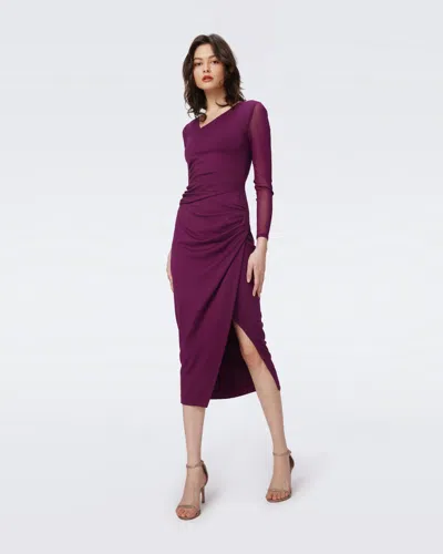 Diane Von Furstenberg Dorinda Dress By  In Size Xl In Purple