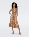 Diane Von Furstenberg Dorothee Faux Wrap Midi Dress