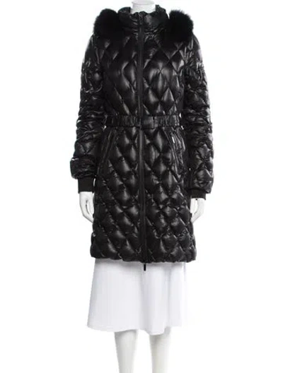 Pre-owned Diane Von Furstenberg Down Coat In Black