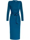 Diane Von Furstenberg Draped Midi Dress