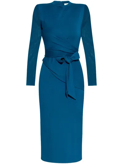 Diane Von Furstenberg Draped Midi Dress
