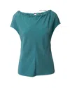 Diane Von Furstenberg Drawstring Neckline Blouse Top In Blue Silk In Blue
