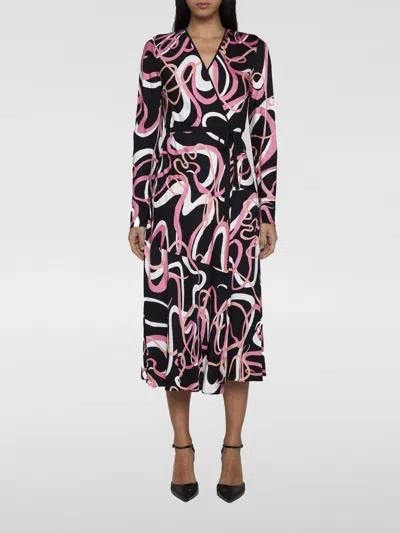 Diane Von Furstenberg Mikah Faux-wrap Dress In Multicolor