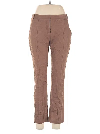Pre-owned Diane Von Furstenberg Dress Pants In Brown