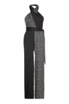 Diane Von Furstenberg Cort Open-back Printed Jersey Halterneck Jumpsuit In Multicolor