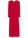 Diane Von Furstenberg Leather Suits & Dresses In 红色