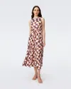 Diane Von Furstenberg Elliot Midi Dress In Deco Geo
