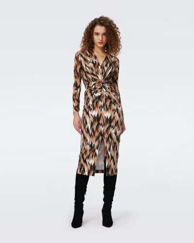 Diane Von Furstenberg Dvf In Flames Camel