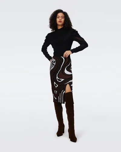Diane Von Furstenberg Dvf In Floating Curve Ivory