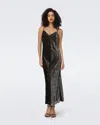 Diane Von Furstenberg Dvf In Gig Tile Green Burnout