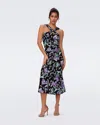 Diane Von Furstenberg Neely Floral-print Midi Dress In Huge Tulip Fields Violet