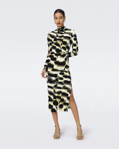 Diane Von Furstenberg Dvf In Huge Wild Thing Shadow Green