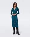 Diane Von Furstenberg Dvf In Huge Zebra Blue