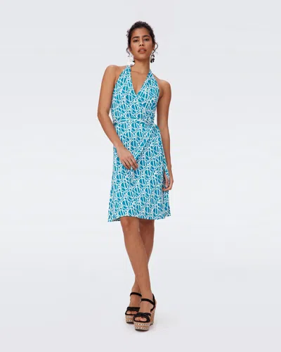 Diane Von Furstenberg Dvf In Infinite Geo Teal