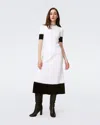 Diane Von Furstenberg Benedetta Skirt In Ivory And Black