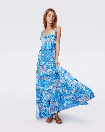 Diane Von Furstenberg Dvf In Blue