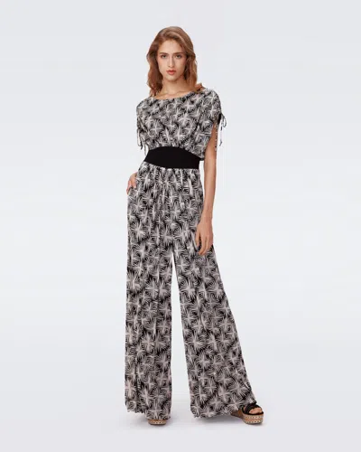 Diane Von Furstenberg Dvf In Tiny Sea Holly Black